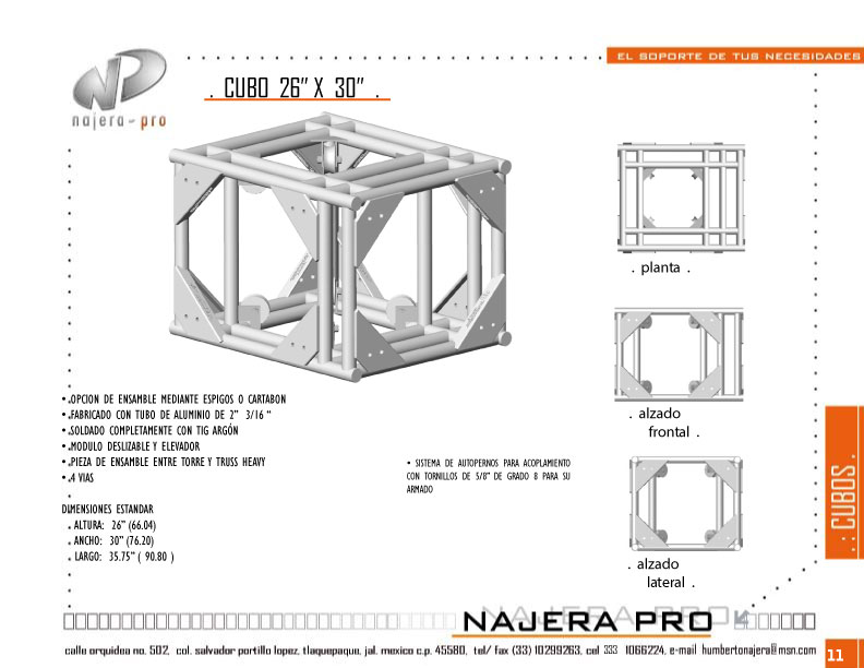 Cubo 26x30